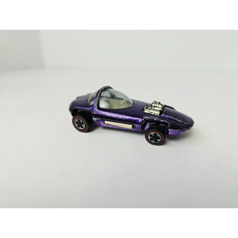 Vintage Hotwheels 1967 Silhouette redline car purple